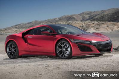 Insurance rates Acura NSX in Chula Vista