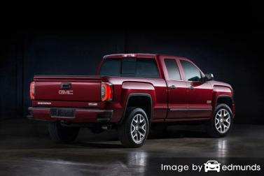 Insurance rates GMC Sierra in Chula Vista