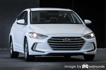 Insurance rates Hyundai Elantra in Chula Vista