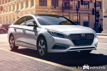 Insurance rates Hyundai Sonata Hybrid in Chula Vista