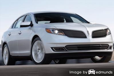 Insurance rates Lincoln MKS in Chula Vista