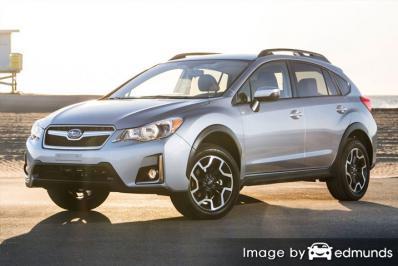 Insurance rates Subaru Crosstrek in Chula Vista