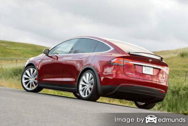 Insurance quote for Tesla Model X in Chula Vista