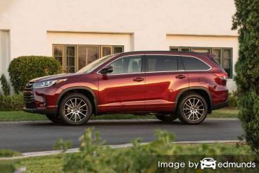 Insurance quote for Toyota Highlander in Chula Vista
